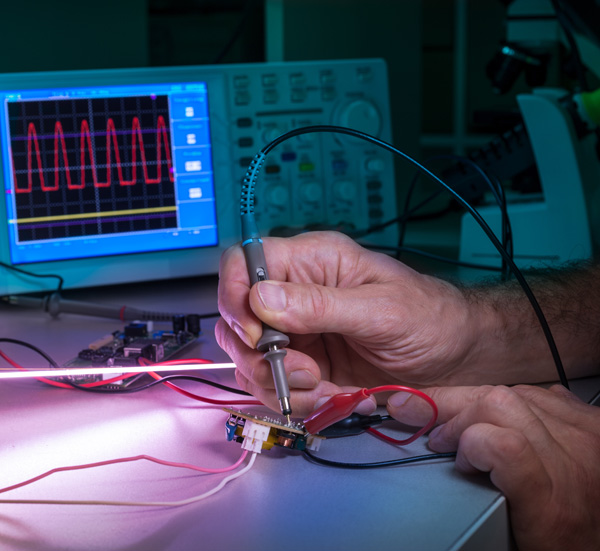Testing of electronic equipment